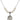 Saint Germaine Cousin Crystal Necklace | 3/4 inch | 6mm Beads   Sterling Silver