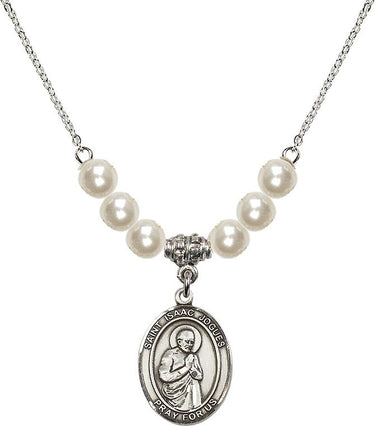 Collar de Cristal San Isaac Jogues | 1,9 cm | Cuentas de 6 mm | N31-8212