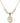 Saint Ignatius of Loyola Crystal Necklace | 3/4 inch | 6mm Beads   14kt Gold Filled