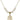 Saint Gertrude of Nivelles Crystal Necklace | 3/4 inch | 6mm Beads   14kt Gold Filled