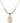 Saint Gertrude of Nivelles Crystal Necklace | 3/4 inch | 6mm Beads   14kt Gold Filled