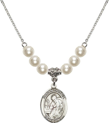 Collar de cristal San Alfonso | 1,9 cm | Cuentas de 6 mm | N31-8221