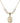 Saint Aloysius Gonzaga Crystal Necklace | 3/4 inch | 6mm Beads   14kt Gold Filled