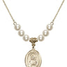 Saint Lillian Crystal Necklace | 3/4 inch | 6mm Beads   14kt Gold Filled
