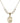 Our Lady of Lebanon Crystal Necklace | 3/4 inch | 6mm Beads   14kt Gold Filled