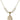 Saint Bernard of Clairvaux Crystal Necklace | 3/4 inch | 6mm Beads   14kt Gold Filled
