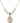 Saint Bernard of Clairvaux Crystal Necklace | 3/4 inch | 6mm Beads   14kt Gold Filled