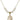 Cross Crystal Necklace | 3/4 inch | 6mm Beads   14kt Gold Filled