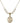 Saint Placidus Crystal Necklace | 3/4 inch | 6mm Beads   14kt Gold Filled