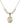 Saint Maurus Crystal Necklace | 3/4 inch | 6mm Beads   14kt Gold Filled
