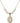 Our Lady of Peace Crystal Necklace | 3/4 inch | 6mm Beads   14kt Gold Filled