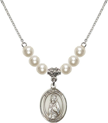 Collar de cristal Santa Alicia | 1.9 cm | Cuentas de 6 mm | N31-8248