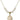 Blessed Trinity Crystal Necklace | 3/4 inch | 6mm Beads   14kt Gold Filled