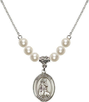Collar de cristal de Santa Raquel | 1,9 cm | Cuentas de 6 mm | N31-8251