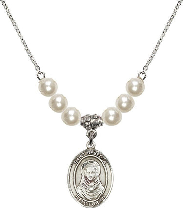 Collar de cristal de Santa Rebeca | 1,9 cm | Cuentas de 6 mm | N31-8252