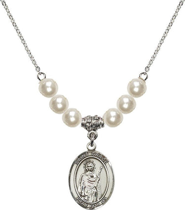 Collar de Cristal de Santa Gracia | 1,9 cm | Cuentas de 6 mm | N31-8255