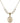 Saint Christian Demosthenes Crystal Necklace | 3/4 inch | 6mm Beads   14kt Gold Filled