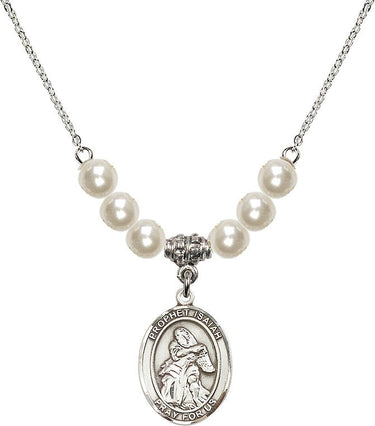 Collar de cristal de San Isaías | 1,9 cm | Cuentas de 6 mm | N31-8258