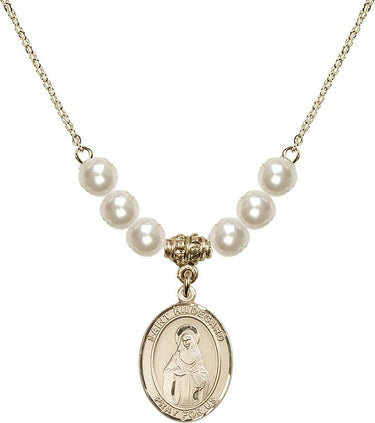 Collar de Cristal Santa Hildegarda de Bingen | 1,9 cm | Cuentas de 6 mm | N31-8260