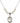 Saint Hildegard von Bingen Crystal Necklace | 3/4 inch | 6mm Beads   Sterling Silver