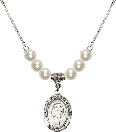 Collar de cristal de San Juan Bautista de La Salle | 1,9 cm | N31-8262