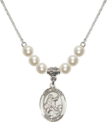 Collar de cristal Santa Colette | 3/4 pulgada | Cuentas de 6 mm | N31-8268