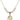 Saint Sharbel Crystal Necklace | 3/4 inch | 6mm Beads   14kt Gold Filled