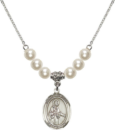 Collar de cristal de San Remigio de Reims | 1,9 cm | Cuentas de 6 mm | N31-8274