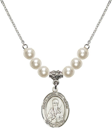 Collar de cristal de San Basilio el Grande | 1,9 cm | Cuentas de 6 mm | N31-8275
