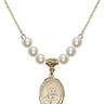 Blessed Pier Giorgio Frassati Crystal Necklace | 3/4 inch | 6mm Beads   14kt Gold Filled
