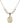 Saint John Vianney Crystal Necklace | 3/4 inch | 6mm Beads   14kt Gold Filled