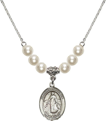 Blessed Karolina Kozkowna Crystal Necklace | 3/4 inch | 6mm Beads | N31-8283