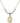 Our Lady of Lourdes Crystal Necklace | 3/4 inch | 6mm Beads   14kt Gold Filled