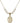 Our Lady of Mercy Crystal Necklace | 3/4 inch | 6mm Beads   14kt Gold Filled