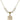 Saint Peter Nolasco Crystal Necklace | 3/4 inch | 6mm Beads   14kt Gold Filled