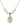 Saint Peter Nolasco Crystal Necklace | 3/4 inch | 6mm Beads   14kt Gold Filled