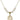 Saint Marie Magdalen Postel Crystal Necklace | 3/4 inch | 6mm Beads   14kt Gold Filled
