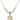 Saint Teresa of Calcutta Crystal Necklace | 3/4 inch | 6mm Beads   14kt Gold Filled