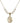 Saint Fiacre Crystal Necklace | 3/4 inch | 6mm Beads   14kt Gold Filled