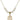 Saint Pius X Crystal Necklace | 3/4 inch | 6mm Beads   14kt Gold Filled