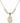 Saint Pius X Crystal Necklace | 3/4 inch | 6mm Beads   14kt Gold Filled