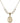 Our Lady of Victory Crystal Necklace | 3/4 inch | 6mm Beads   14kt Gold Filled