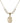 Saint Roch Crystal Necklace | 3/4 inch | 6mm Beads   14kt Gold Filled