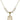Saint Elizabeth of the Visitation Crystal Necklace | 3/4 inch   14kt Gold Filled