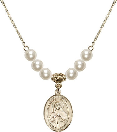 Saint Olivia Crystal Necklace | 3/4 inch | 6mm Beads