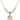 Saint Amelia Crystal Necklace | 3/4 inch | 6mm Beads   14kt Gold Filled