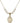 Saint Anthony of Egypt Crystal Necklace | 3/4 inch | 6mm Beads   14kt Gold Filled