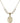 Cross Crystal Necklace | 3/4 inch | 6mm Beads   14kt Gold Filled