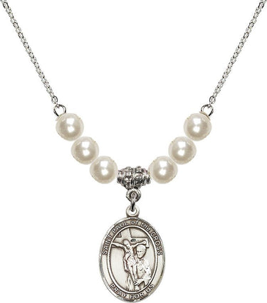 Paul Cross Crystal Necklace | 3/4 inch | 6mm Beads