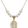 Saint Christina the Astonishing Crystal Necklace | 3/4 inch   14kt Gold Filled